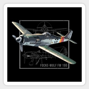 Focke-Wulf Fw 190 | WW2 Fighter Plane Magnet